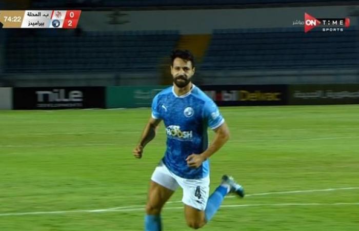 بالبلدي : هدف احمد سامي في مرمي بلدية المحلة بالدوري المصري