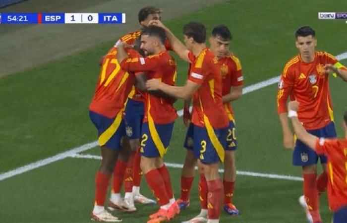 بالبلدي : هدف فوز اسبانيا علي ايطاليا (10) يورو 2024